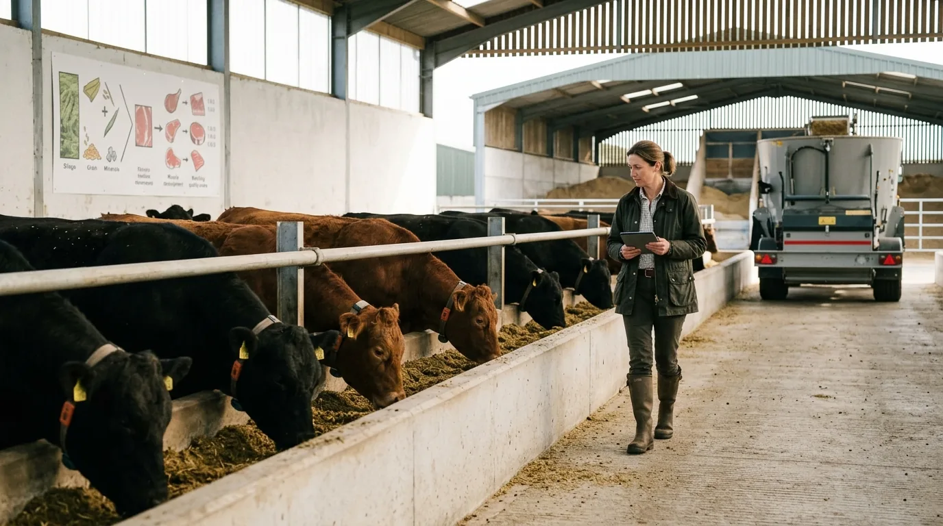 Nelore, Angus e cruzamentos: por que a raça influencia a carne que chega à churrasqueira — imagem editorial de carne bovina e qualidade técnica