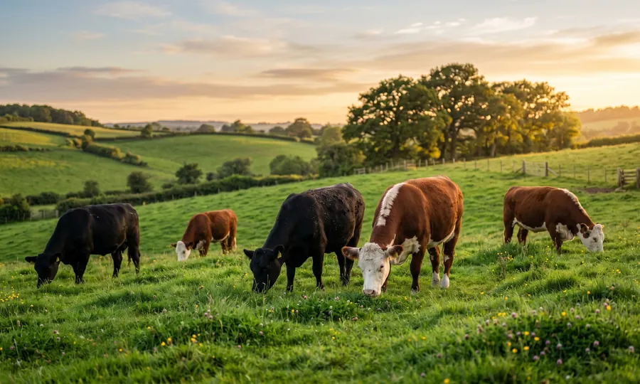 Imagem editorial para Raças britânicas e carne bovina: por que Angus e Hereford são tão citadas quando se fala em qualidade