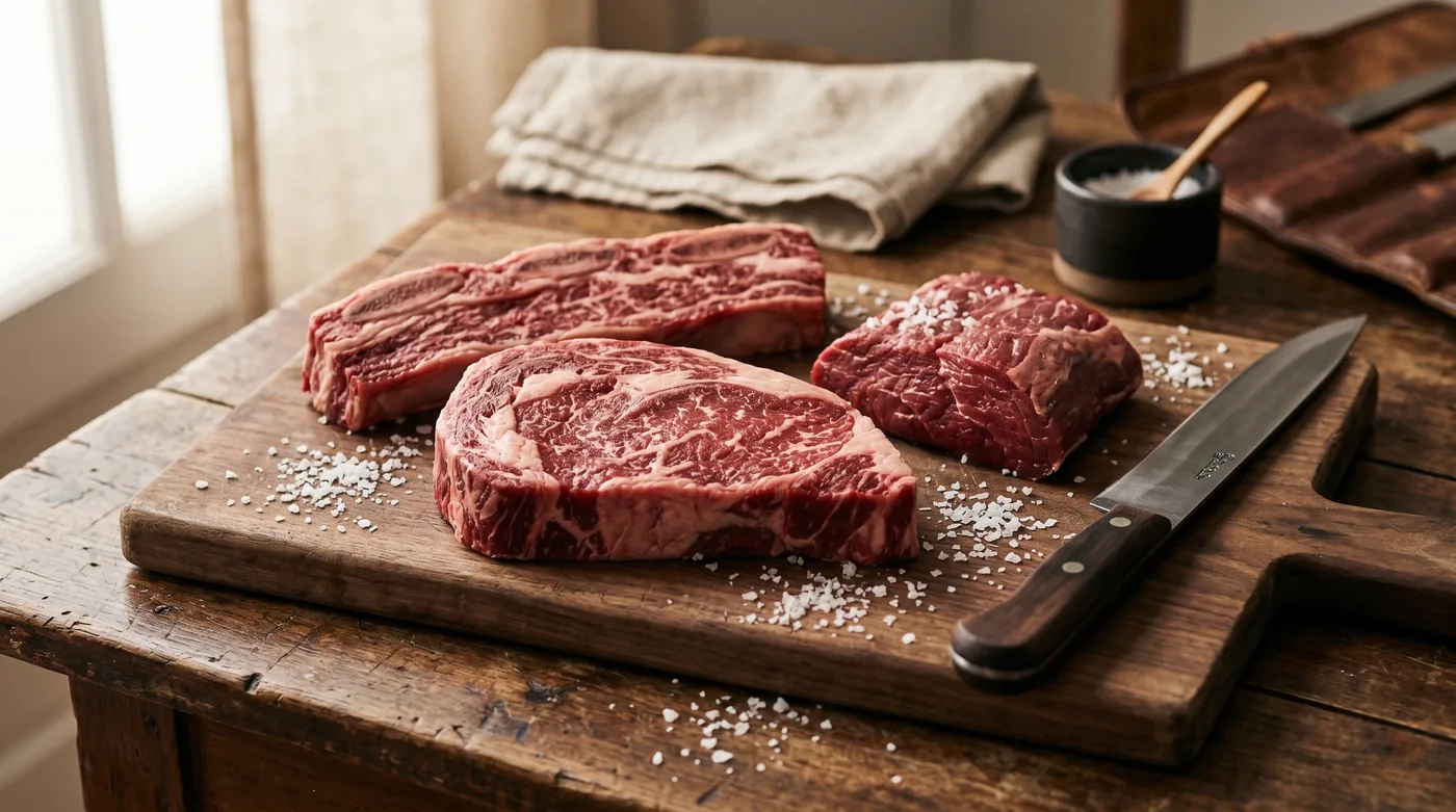Rendimento de carcaça: por que peso não é a mesma coisa que qualidade — imagem editorial de carne bovina e qualidade técnica